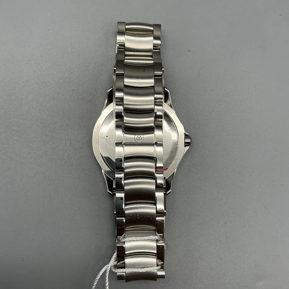 Movado Museum 84 G2 1855 Mens Watch 36mm Black Dial Stainless New Battery 8